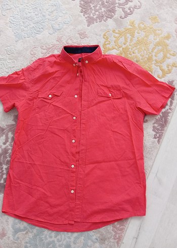 H&M Canli Pembe Gomlek
