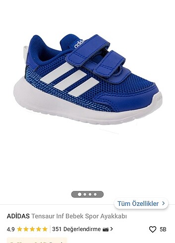Orjinal Adidas Bebek spor ayakkabısı 