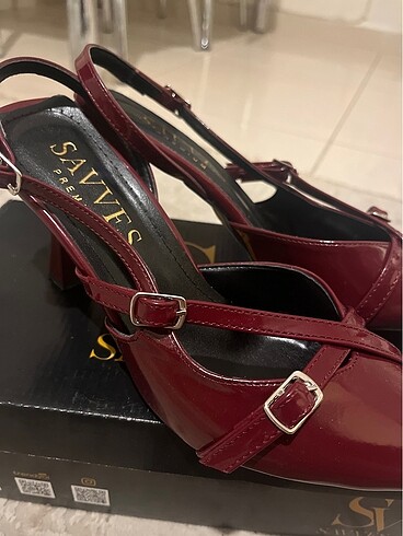 37 Beden bordo Renk Topuklu ayakkabı