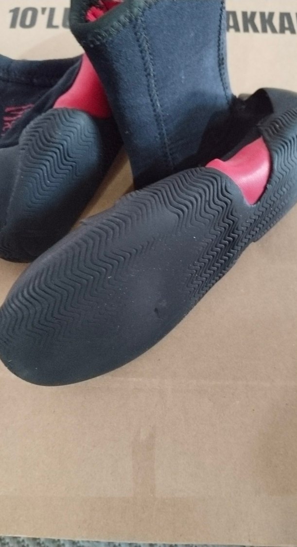 Kırmızı çocuk Spor Su Ayakkabısı Velcro optimist bot 35 36 - Görsel 2