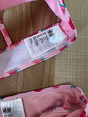5 Yaş Beden H&M kız çocuk 4-5 yaş çilekli mayo