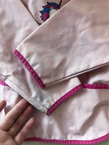 Kız çocuk boyama önlüğü unicorn desenli - Görsel 5