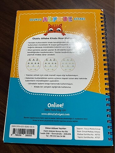 Oluklu alfabe kitabı - Görsel 3