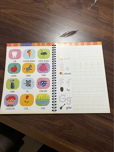 Oluklu alfabe kitabı - Görsel 5