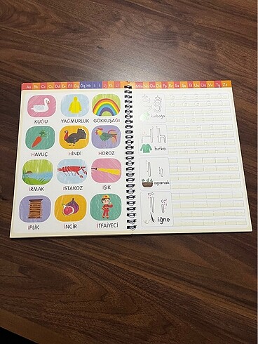 Oluklu alfabe kitabı - Görsel 6
