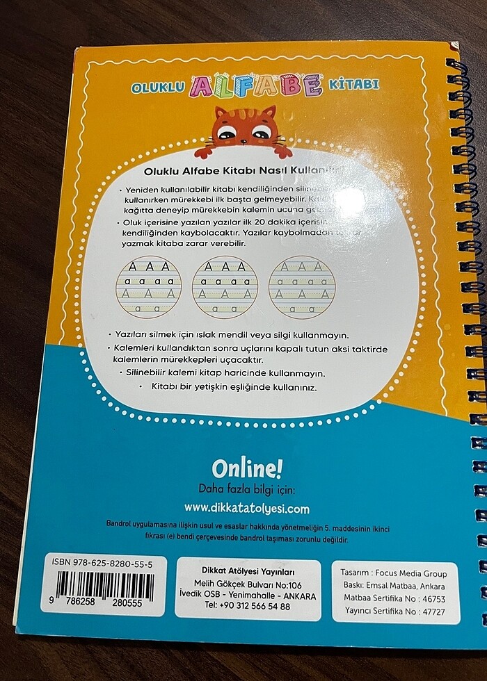 Oluklu alfabe kitabı - Görsel 3