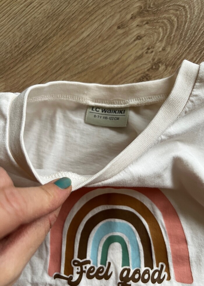 LCW 6-7 yaş crop t shirt - Görsel 3