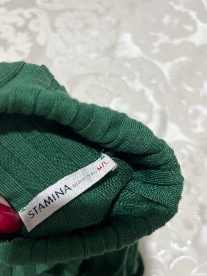 Stamina uzun triko elbise - Görsel 2