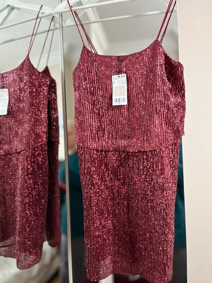 Mango sıfır etiketli parti elbisesi - Görsel 2