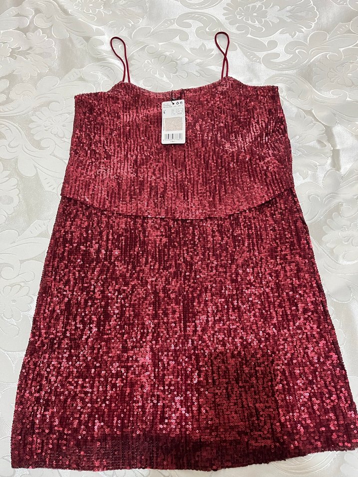 Mango sıfır etiketli parti elbisesi - Görsel 3