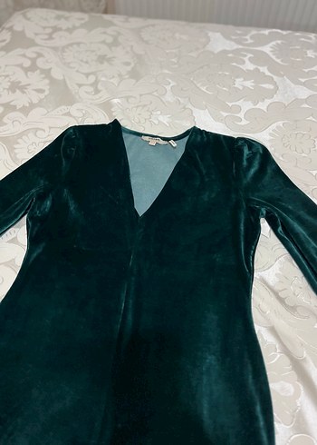 Velvet mini elbise - Görsel 3