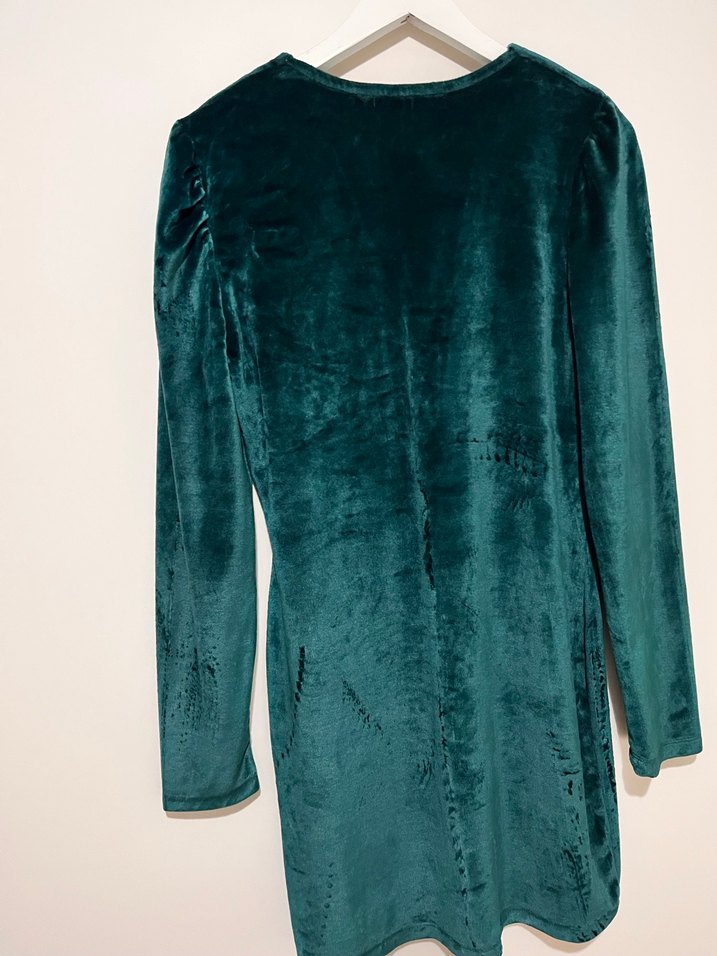 Velvet mini elbise - Görsel 4