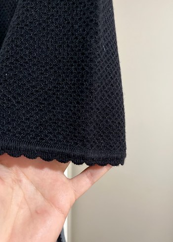 Yün karışımı triko elbise - Görsel 6