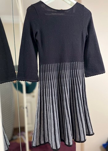 Yün karışımı triko elbise - Görsel 7