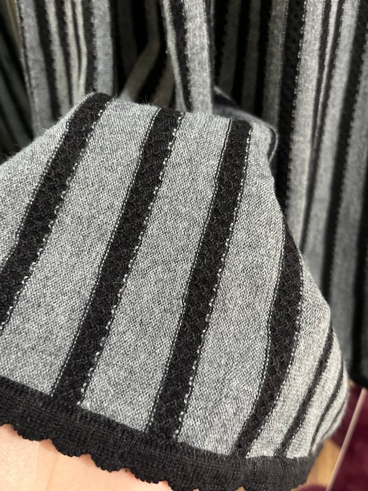 Yün karışımı triko elbise - Görsel 5