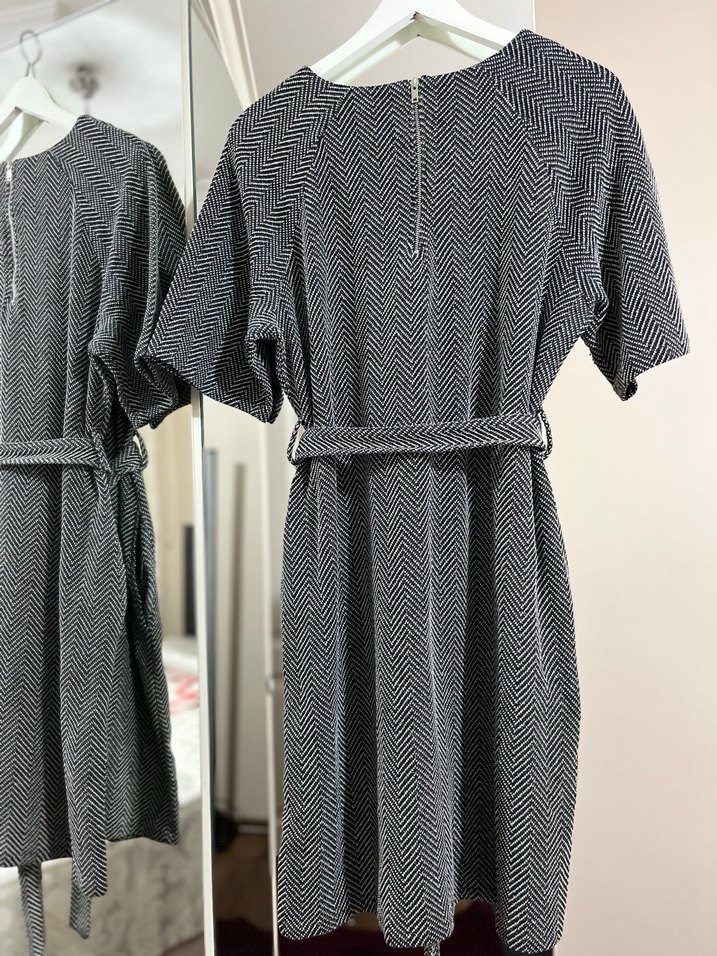 Triko ofis elbisesi - Görsel 4