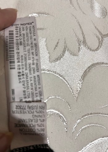 Zara pamuklu örme mini elbise - Görsel 8