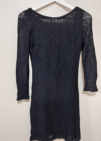 Zara pamuklu örme mini elbise - Görsel 2