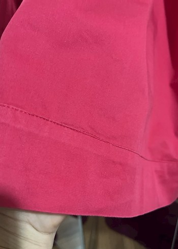 Ahıududu rengi masal gibi kesimli elbise - Görsel 7