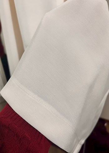 Ekru rengi klasik şık elbise - Görsel 5