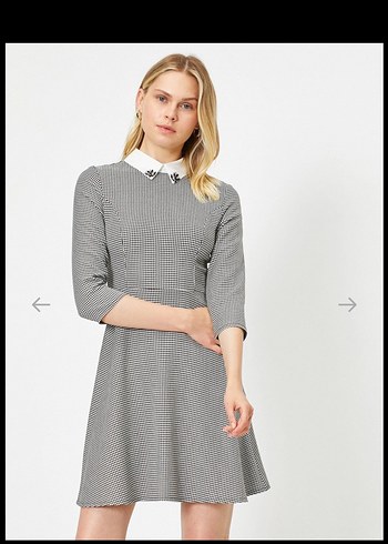 Zarif kışlık elbise - Görsel 9