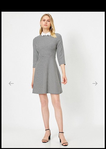 Zarif kışlık elbise - Görsel 8