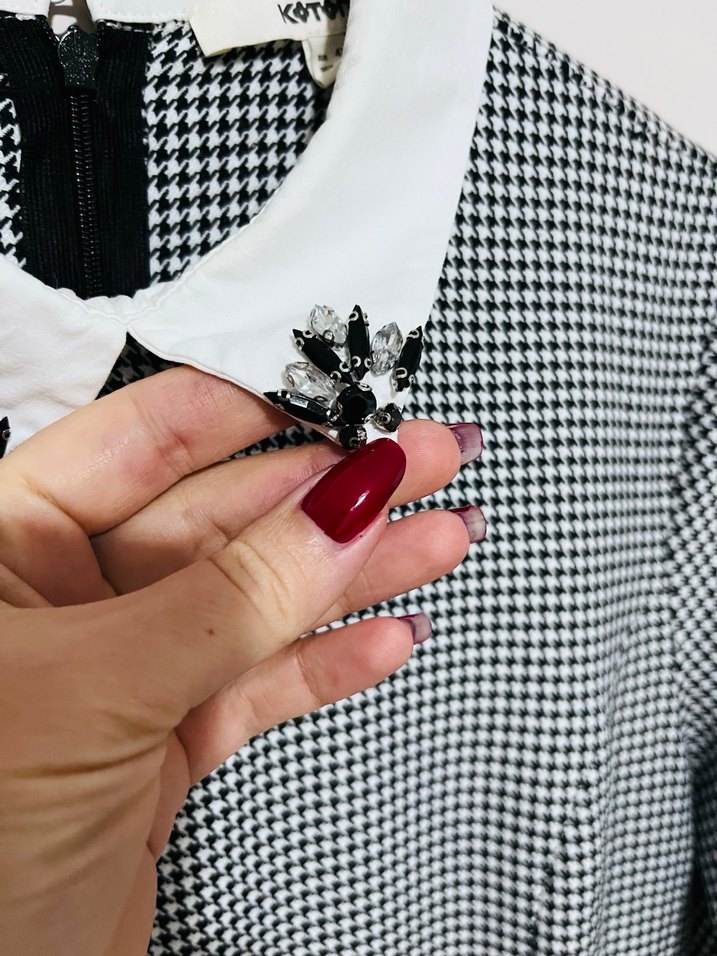 Zarif kışlık elbise - Görsel 5