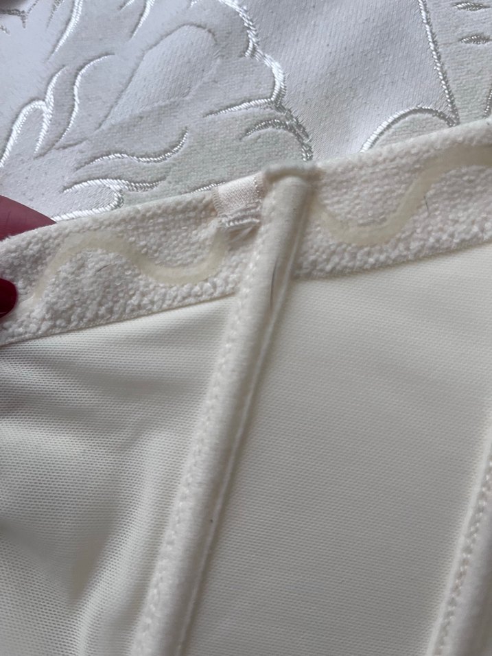 Krem rengi jartiyerli büstiyer 75 B - Görsel 5