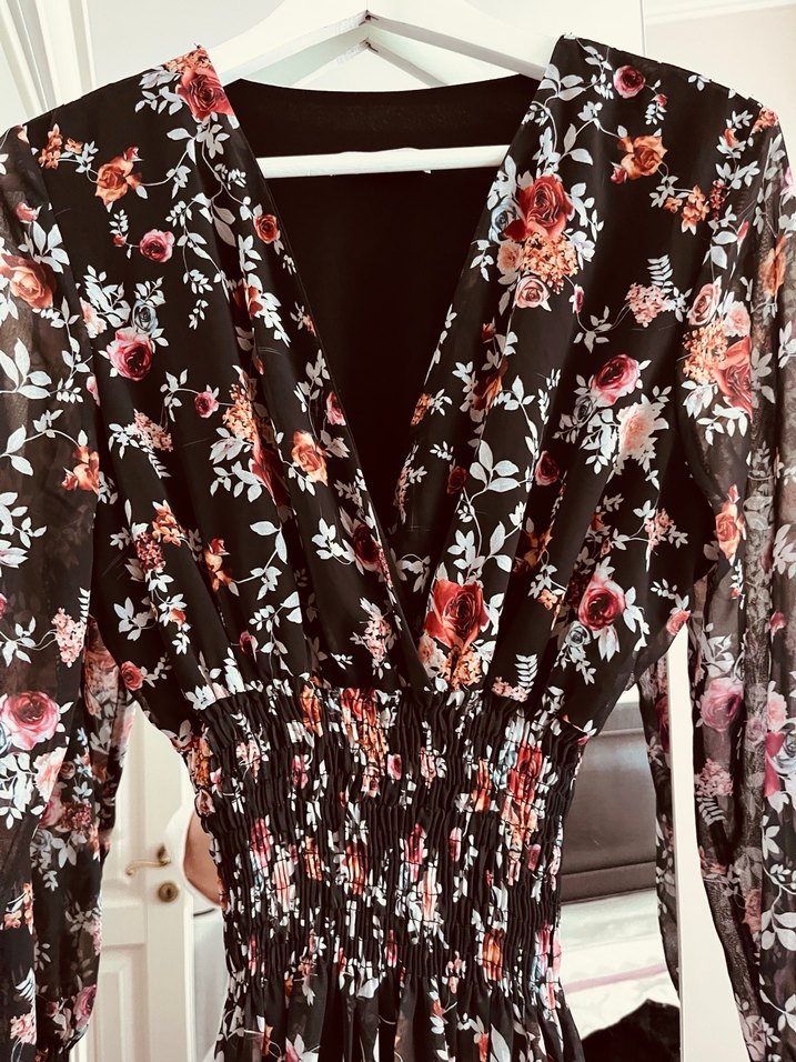 Midi şifon elbise - Görsel 3