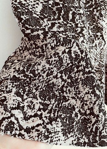 Yılan desenli mevsimlik kışlık etek - Görsel 3