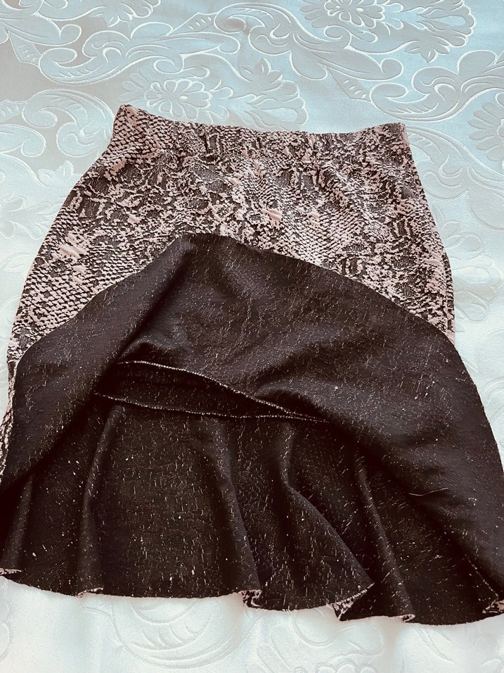 Yılan desenli mevsimlik kışlık etek - Görsel 5