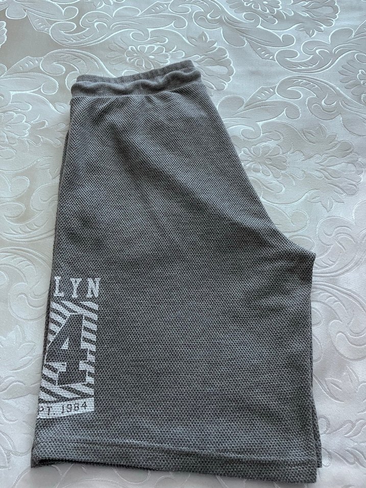 Gri Baskılı Erkek  Şort - Görsel 3