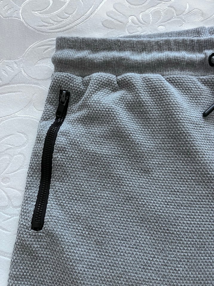 Gri Baskılı Erkek  Şort - Görsel 5