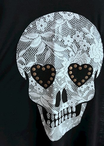 Kuru kafalı tişört - Görsel 2