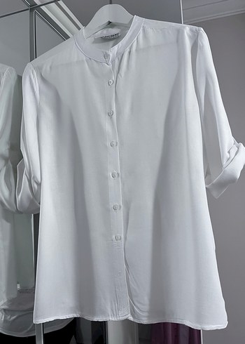 Yazlık beyaz gömlek - Görsel 2