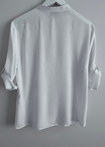 Yazlık beyaz gömlek - Görsel 7