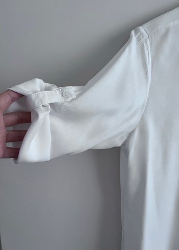 Yazlık beyaz gömlek - Görsel 6