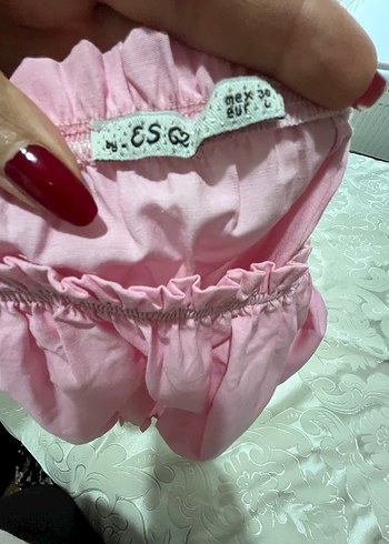 Pamuklu ince crop bluz - Görsel 3