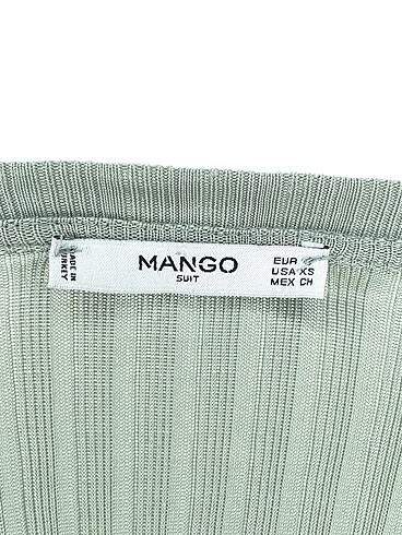 s Beden yeşil Renk Mango Bluz %70 İndirimli.