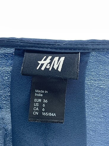 36 Beden lacivert Renk H&M Kısa Elbise %70 İndirimli.