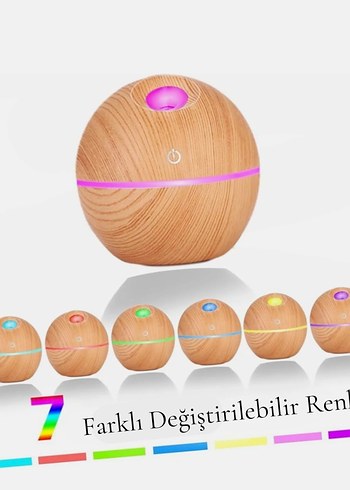 Ahşap Desenli Hava Temizleyici ve Nemlendirici - Görsel 3