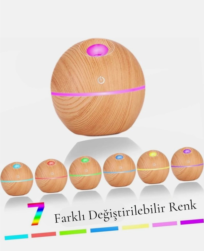 Ahşap Desenli Hava Temizleyici ve Nemlendirici - Görsel 3
