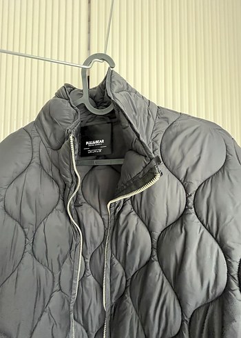 Pull and Bear Siyah Kapitone Ceket