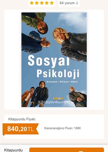 Sosyal Psikoloji Kitabı Aronson-Wilson-Akert