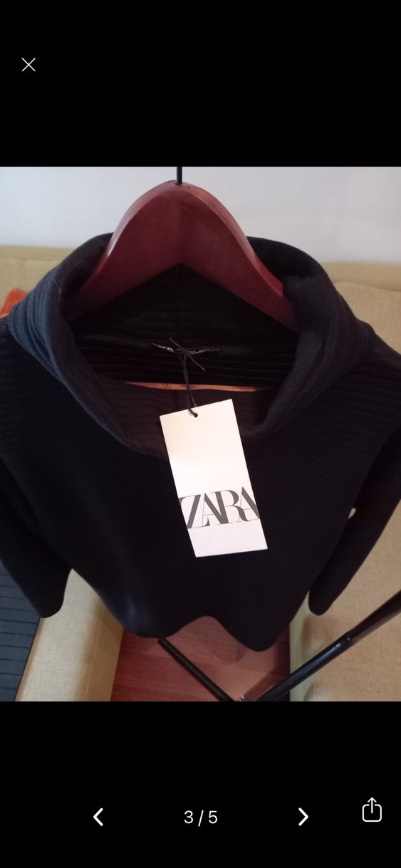 Zara Ottoman kumaş elbise - Görsel 2