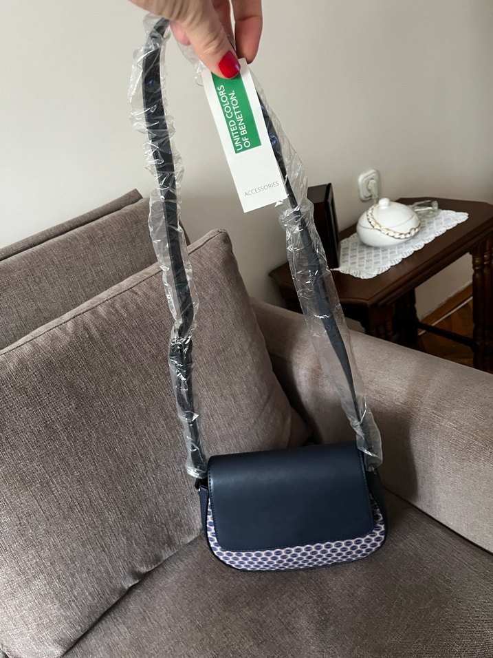 Benetton Desenli Kadın Çanta - Görsel 3