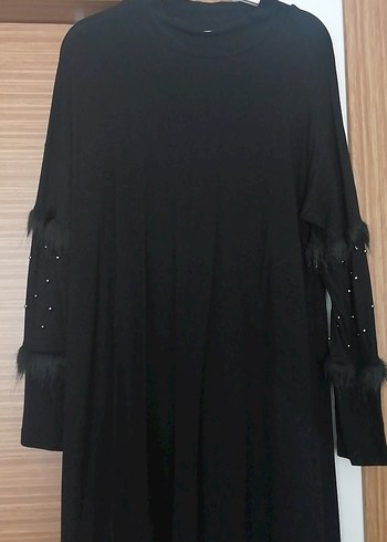 Siyah Tüy Detaylı tunik - Görsel 2