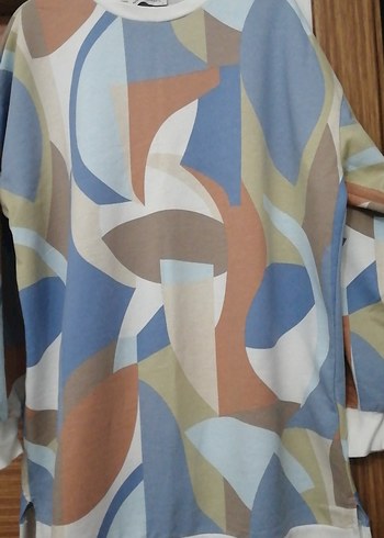 LC Waikiki Oversize Bisiklet Yaka Kadın Sweatshirt - Görsel 2