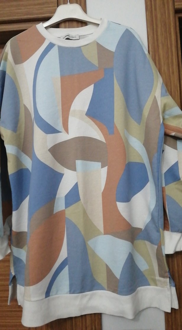 LC Waikiki Oversize Bisiklet Yaka Kadın Sweatshirt - Görsel 2