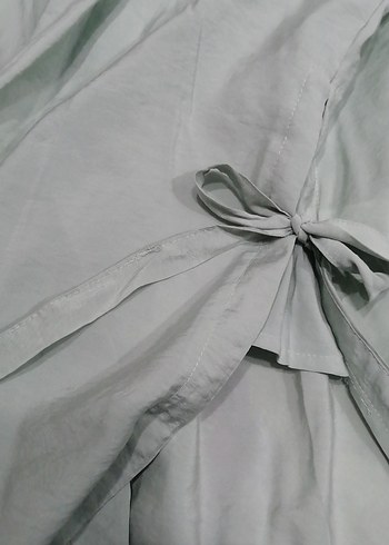 Kadın  su yeşili Gömlek - Görsel 4